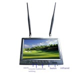 Original 9inch 5.8G Monitor LCD Screen 800X480 20Hz--20Khz Stereo Dual for RC Drone Quadcopter
